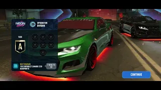 Need for speed no limits / Hennessey Camaro Exorcist / Neon Nights / Speedster /Tier  A