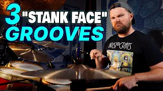 3 Funky "STANK FACE" Grooves! | DRUM LESSON - That Swedish Drummer