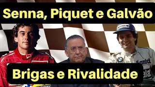 A História das Brigas Entre Senna E Piquet, Sobrou Até Pro Galvão Bueno E Reginaldo Leme | Fórmula 1