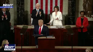 TRUMP SNUBS PELOSI: President IGNORES Nancy's motion to shake hands