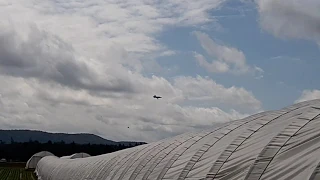 F5 tiger (patrouille suisse)🇨🇭 high speed pass with afterburner🔥