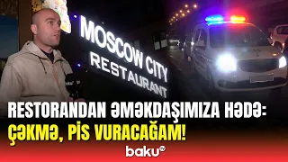 Əxlaqsız qadınlar bura yığışıb... | Restorandakı əməllər sakinləri özündən çıxardı