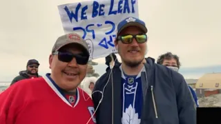 Bet between Leafs fan, Habs fan turns heads in Nunavut town