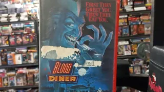 Blood Diner 1987 VHS 🔪🍟🍗🧟‍♂️😱🪓🍔