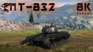 T-832 - 1vs6  8Kills 8K DMG 🔥 World of Tanks 🔥