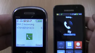 Over the Horizon Incoming call & Outgoing call at the Same Time BQ Nano 1415+Samsung S1