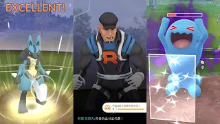 《Pokemon Go》不敢相信！路卡利歐單挑火箭隊幹部克里夫！不能小看暗影果然翁！終於遇到單首龍！Team GO Rocket！ルカリオ Lucario Cliff ソーナンス Wobbuffet