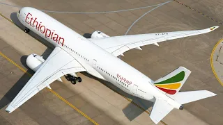 Ethiopian air line landing in somali regions gode air port