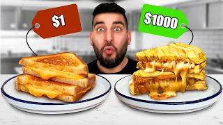 $1 vs $1,000 Grilled Cheese