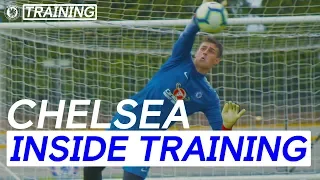 Kepa Arrizabalaga - Incredible Training Saves On First Day! | Inside Training | Chelsea FC