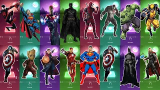 Tiles Hop SuperHero, Super MEGAMIX, ALL Characters