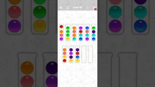 Ball Sort Color Water Puzzle level 50 Gameplay walkthrough