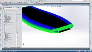 SolidWorks доска для сёрфинга