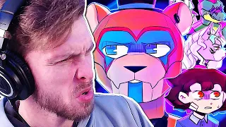 FNAF SECURITY BREACH SONG ANIMATION - SUPERSTAR BY CG5 REACTION!!