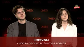 Omen - L'origine del Presagio | INTERVISTA Andrea Arcangeli e Nicole Sorace