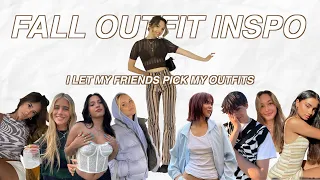 i let my friends pick my outfits! FALL OUTFIT inspo ft motelrocks ad