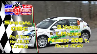 Rally Trofeo Maremma 2023 Vargiu Macrini Ps5 Tatti
