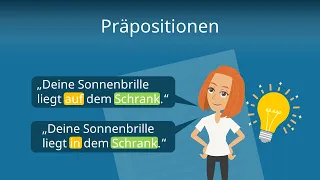 Präpositionen deutsch | Erklärung