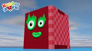 Looking for Numberblocks Cube BIGGEST 100x110x100 is Numberblokcs 1.100.000 MILLION GIANT Number
