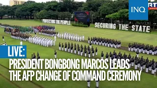 LIVE: President Bongbong Marcos leads the AFP Change of Command Ceremony