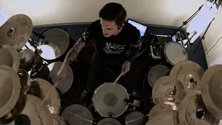 David Diepold recording drums for new Demonstealer song