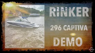 2012 Rinker 296 Captiva Open Bow On Water Instructional Boat Driving Demo