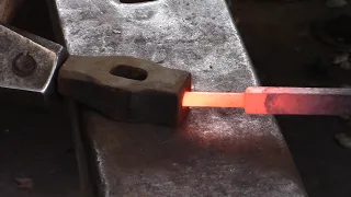 Blacksmithing - Getting Started: Forged Round Tenons. CBA Level I.