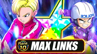 A TON OF SUPPORT! MAX LINKS AGL KRILLIN AND ANDROID 18 SHOWCASE! (Dokkan Battle)