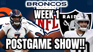 POSTGAME STREAM: Denver Broncos Week 1 vs Las Vegas Raiders!!