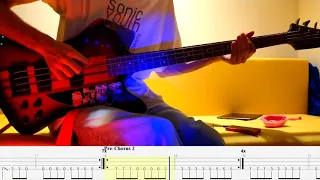 Bullet With Butterfly Wings — The Smashing Pumpkins — Bass cover with tabs (4k)