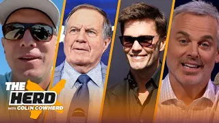 Drew Bledsoe reacts to Tom Brady roast, Is Belichick rebranding his image? | NFL | THE HERD