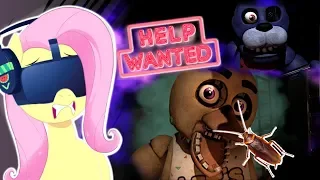 REPAIRING BONNIE AND CHICA IN VR... THE COCKROACHES | Fluttershy plays FNAF VR: HELP WANTED | Part 2