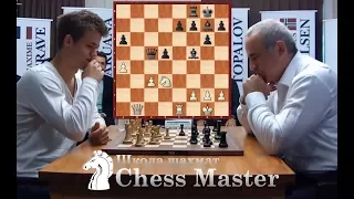 Kasparov's emotions against Carlsen!