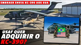 KC-390 na mira da Força Aérea do EUA: EMBRAER envia KC-390 aos EUA e fala em "clientes em potencial"