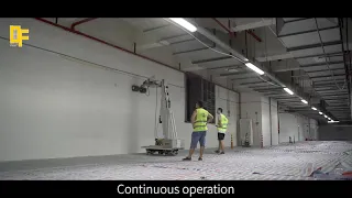 DafangAI - Wall Finishing Robot Construction Case at Shenzhen Exhibition Center Carpark