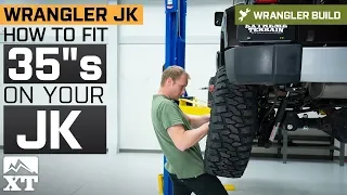 How To Fit 35" Tires on Your Jeep Wrangler JK | Jeep Gets 3" Teraflex Lift and 35"s Installed