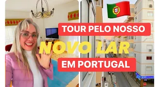 TOUR completo pelo nosso APARTAMENTO T2 em PORTUGAL e quanto pagamos de ALUGUEL