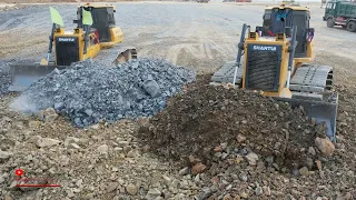 Wonderful Power Dozer Heavy Push Cutting Gravel Dongfeng Dump Trucks Spreading Building Road