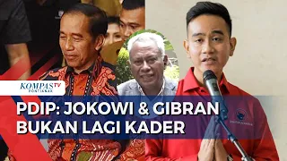 PDIP Tegaskan Status Jokowi & Gibran Bukan Lagi Kader: Keduanya Sudah Dukung yang Sebelah