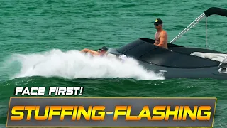 GlRL FlASH1NG & STUFFING !! THEY MEET HAULOVER THE WRONG WAY! BOAT ZONE