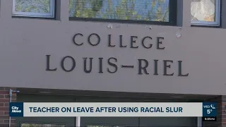 MB teacher on leave after reportedly using racial slur