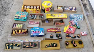 25 Different types of Crackers Testing | Different types of Fireworks Testing | 2019 Diwali Crackers