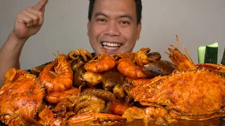 SPICY SEAFOOD MIX + ALIMASAG + TIGER PRAWNS + PUSIT + BABY OCTUPOS + TAHONG