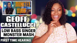 Geoff Castellucci - Monster Mash REACTION! | Low Bass Singer Cover REACTION by Vocal Singer