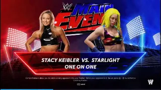 WWE Main Event| Stacy Keiber vs Starlight WWE2K24