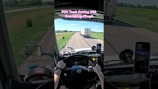 POV Truck Driving USA Overtaking #shorts