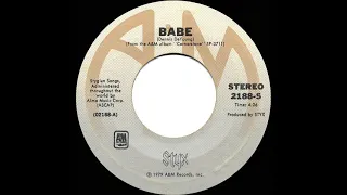 1979 HITS ARCHIVE: Babe - Styx (a #1 record--stereo 45 single version)