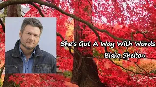 She's Got A Way With Words _  Blake Shelton Lyrics