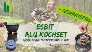 GROẞES ESBIT GEWINNSPIEL 🎁 Gewinne das ultimative Alu Koch-Set für Deine Outdoor oder Camping Küche