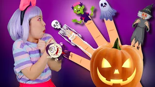 Finger Family Halloween & Halloween Wheels On The Bus! + More | Kids Funny Songs